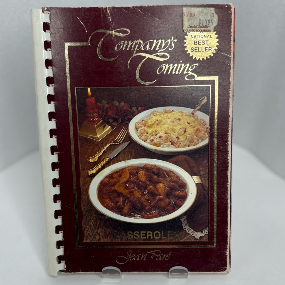 Casserole Cookbook - Burgundy Cover